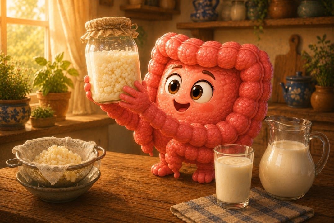 Melkkefir en je darmflora